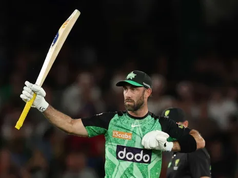 Glenn Maxwell smashes Cameron Gannon for three successive sixes in BBL 2024 match between Melbourne Stars and Hobart Hurricanes