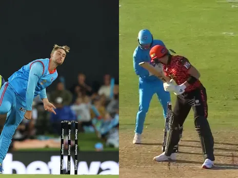 Will Jacks bowls terrific ball to dismiss Tristan Stubbs during SA20 game