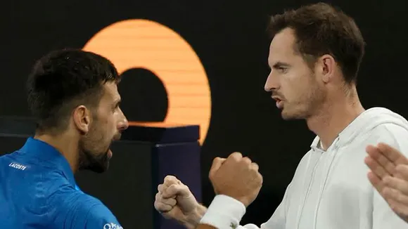 Novak Djokovic and Andy Murray in AO 2025