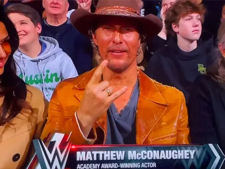 WATCH: Oscar-winning actor Matthew McConaughey shows up on WWE Smackdown
