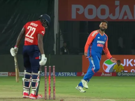 Varun Chakravarthy picks magical fifer during Rajkot T20I vs England