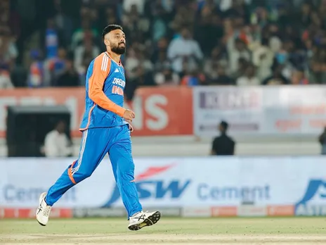 Varun Chakravarthy 5/24 vs England in Rajkot