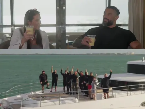 WATCH: Stephanie McMahon unites Bloodline members for her latest show on a yacht