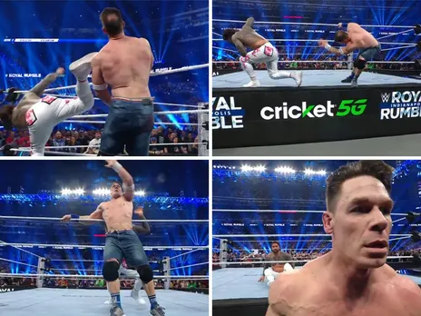 WATCH: Jey Uso upsets John Cena's WrestleMania chances by winning Royal Rumble 2025