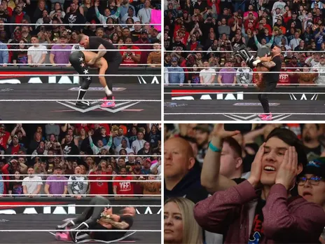 WATCH: Kevin Owens launches surprise attack, delivers Package Piledriver to Sami Zayn on WWE Raw