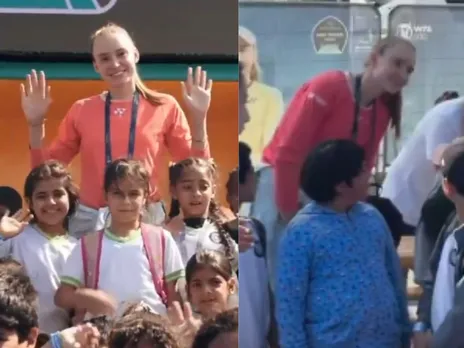 Elena Rybakina delights fans