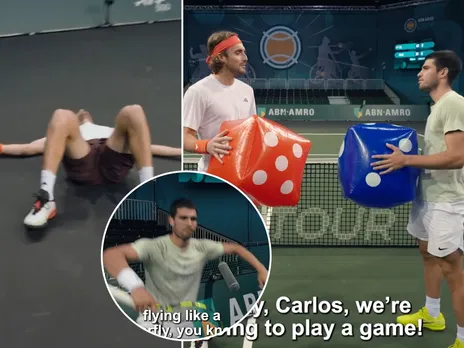 Carlos Alcaraz and Stefanos Tsitsipas