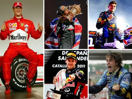 F1 drivers like Michael Schumacher, Lewis Hamilton, Max Verstappen, Sebastian Vettel and Fernando Alonso have the most race wins in history