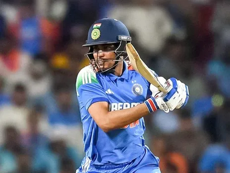 India's Shubman Gill in action during 1st ODI against England (File Photo: X)