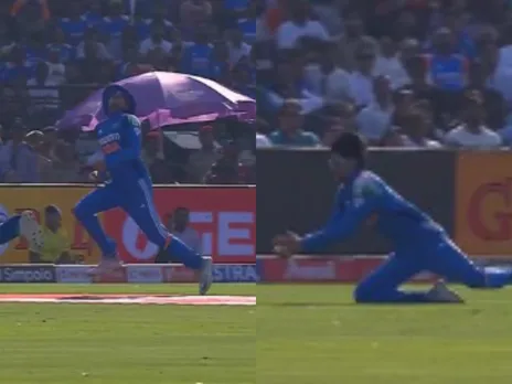 Shubman Gill takes stunning catch to dismiss Harry Brook (File Photo: Screengrab/X)