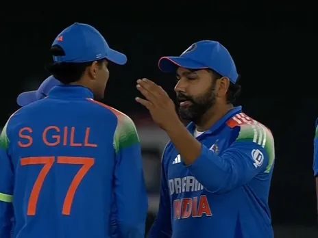 Shubman Gill and Rohit Sharma after India beat England by 142 runs in 3rd ODI (File Photo: X)