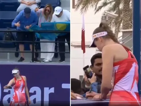 Elena Rybakina delights fans