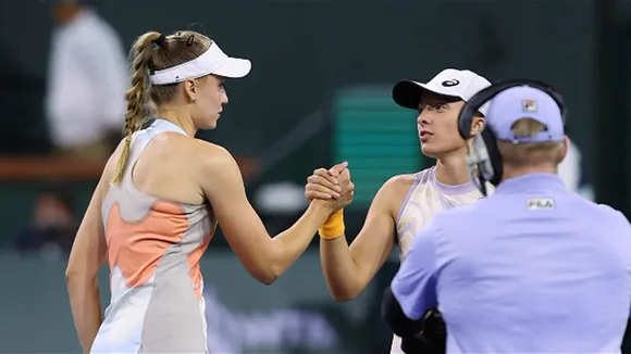 Iga Swiatek and Elena Rybakina 