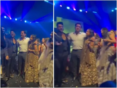 MS Dhoni dances with his wife Sakshi in a weeding ceremony (File Photo: X)
