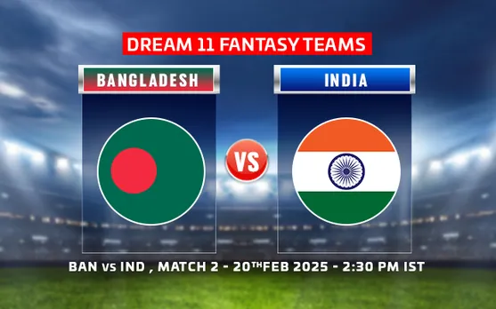 BAN vs IND Dream11 Prediction