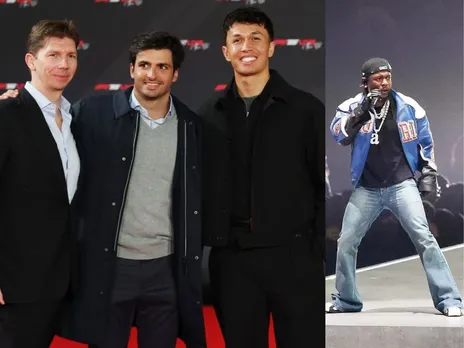 William's drivers Carlos Sainz and Alex Albon planned to do a Kendrick Lamar walk at the F1 75 event
