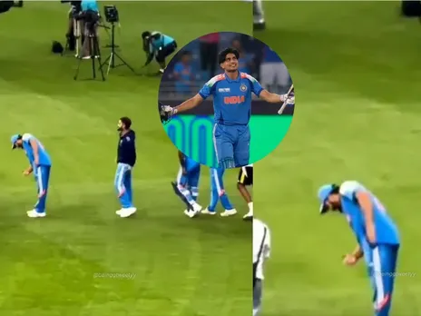 Rohit Sharma bows to Shubman Gill
