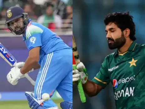 Rohit Sharma and Mohammad Rizwan (File Photo: X)
