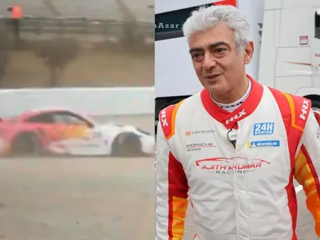 Ajith Kumar Jerez crash video