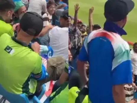 PAK FAN wears INDIA jersey 
