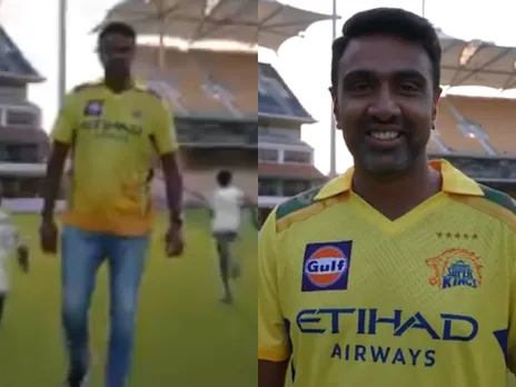 Ravichandran Ashwin in CSK's recently shared video (File Photo: Screengrab/X/CSK) 