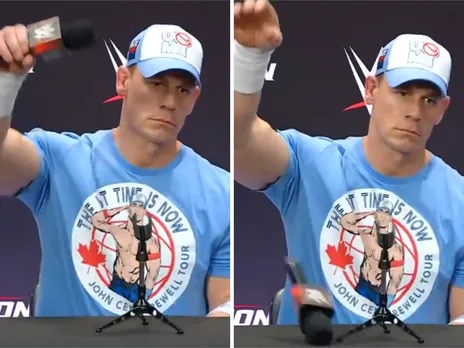 WATCH: John Cena's first reaction to his heel turn at Elimination Chamber 2025