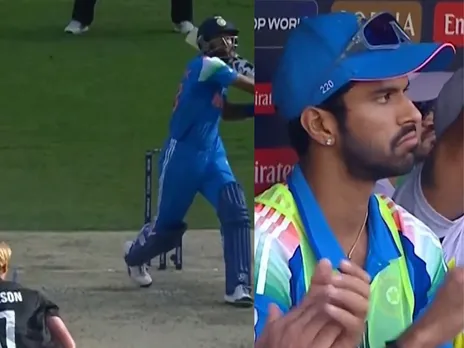 Hardik Pandya 98 meter six 