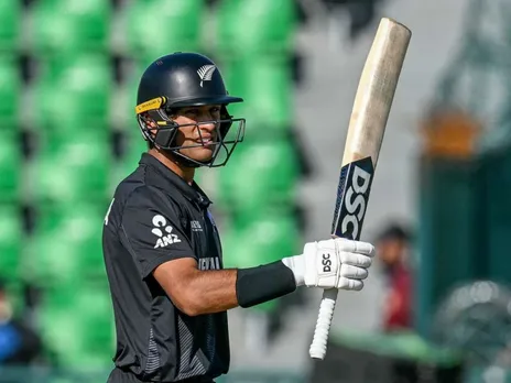 Rachin Ravindra century vs South Africa in CT2025