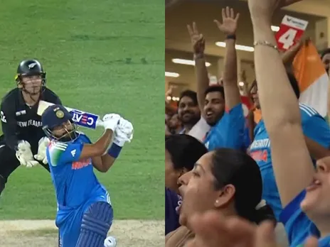 Shreyas Iyer smashes a huge 109-m six off Glenn Phillips (File Photo: Screengrab/X)