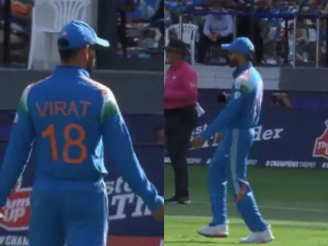 WATCH: Virat Kohli celebrates Tom Latham's wicket with funny dance during CT 2025 final