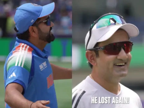 Rohit Sharma and Gautam Gambhir (File Photo: Screengrab/Instagram/ICC) 