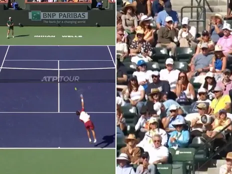 Carlos Alcaraz executing stunning drop shots