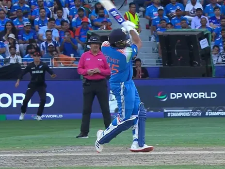 Rohit Sharma hits 92 meters six against Nathan Smith