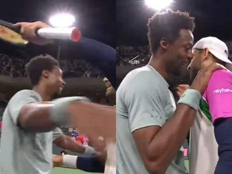 Dimitrov and Monfils Share Heartwarming Embrace