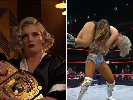 WATCH: Toni Storm warns Megan Bayne before getting attacked on AEW Collision