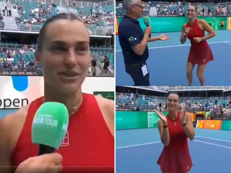 Sabalenka Delights Fans with Unconventional Post-Victory Dance