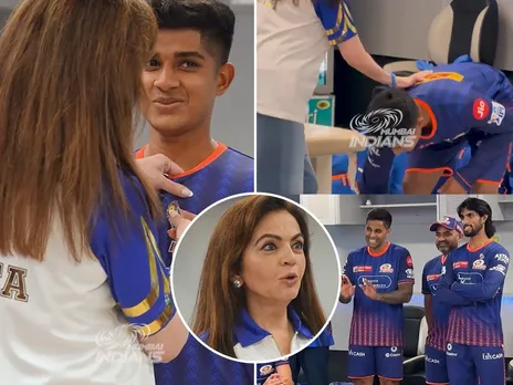 Nita Ambani's 'Best Bowler' Award to Vignesh Puthur