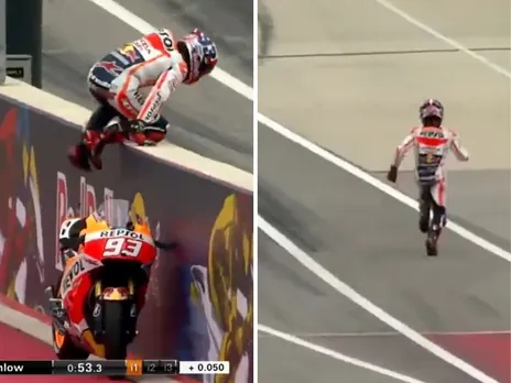 Watch Marc Marquez Sprint at the 2015 MotoGp Americas GP race