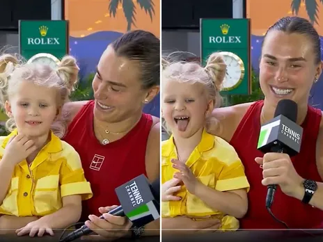 Aryna Sabalenka's goddaughter