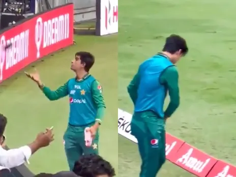 Naseem Shah during New Zealand vs Pakistan, 1st ODI (File Photo: Screengrab/X)