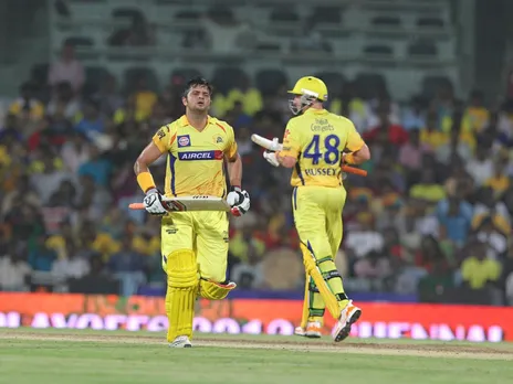 Suresh Raina and MS Dhoni