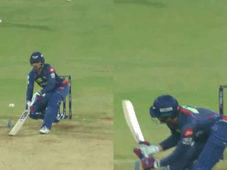 LSG vs PBKS: Abdul Samad's scoop shot off Arshdeep Singh