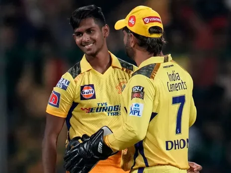 Matheesha Pathirana and MS Dhoni (File Photo: X/Internet)