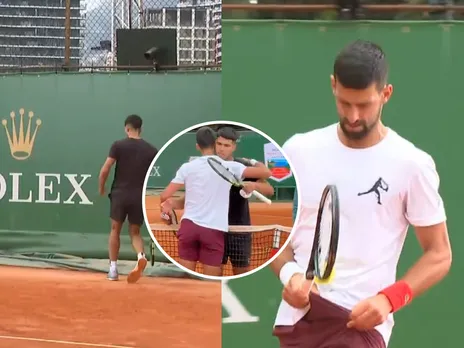 Novak Djokovic and Carlos Alcaraz Engage in High-Quality Practice Session
