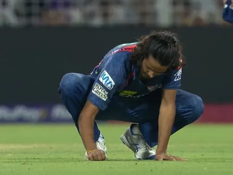 IPL 2025: Digvesh Rathi celebration after Sunil Narine's wicket