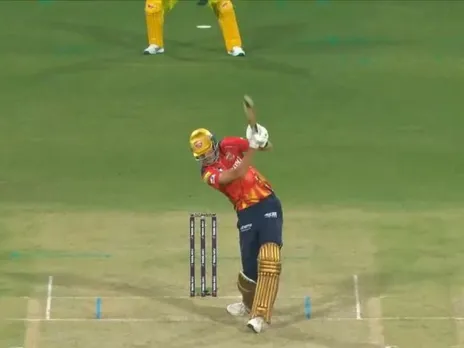 PBKS vs CSK: Marco Jansen no look six off Matheesha Pathirana