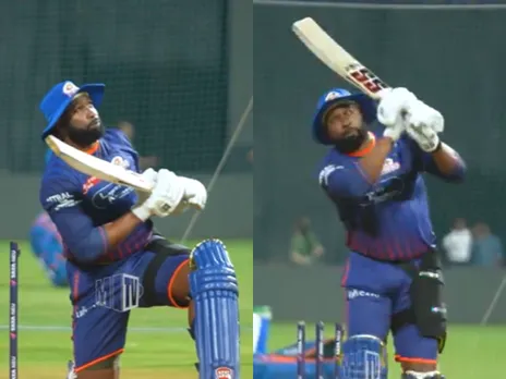 Kieron Pollard in action in MI nets