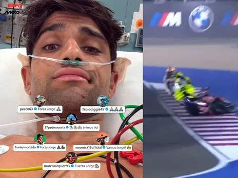 Jorge Martin crash video