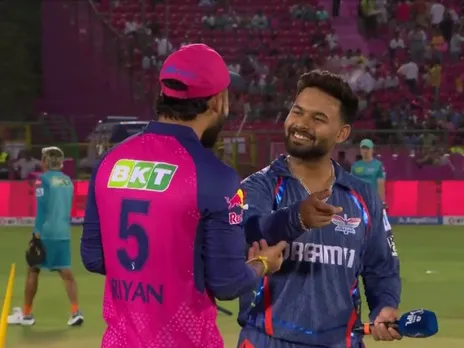 Rishabh Pant forgets to call during toss ahead of RR vs LSG Game