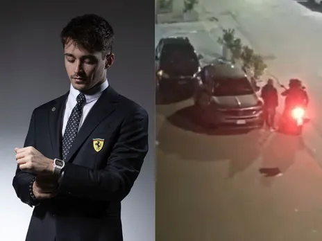 Charles Leclerc chasing Thieves